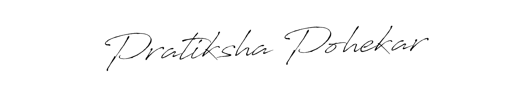 Pratiksha Pohekar stylish signature style. Best Handwritten Sign (Antro_Vectra) for my name. Handwritten Signature Collection Ideas for my name Pratiksha Pohekar. Pratiksha Pohekar signature style 6 images and pictures png