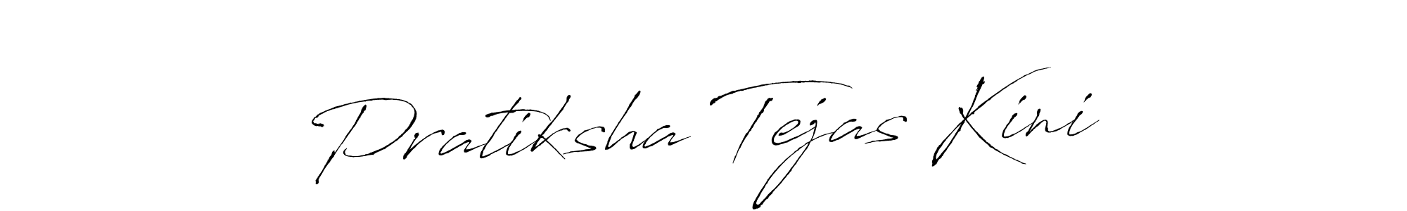 Make a beautiful signature design for name Pratiksha Tejas Kini. With this signature (Antro_Vectra) style, you can create a handwritten signature for free. Pratiksha Tejas Kini signature style 6 images and pictures png