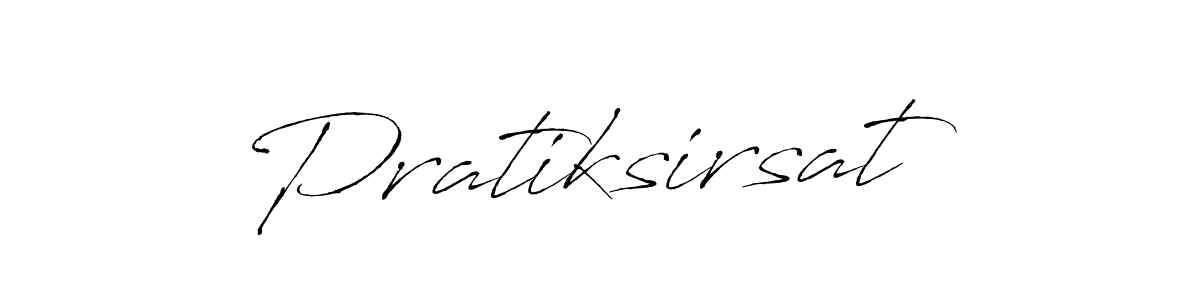 Make a beautiful signature design for name Pratiksirsat. With this signature (Antro_Vectra) style, you can create a handwritten signature for free. Pratiksirsat signature style 6 images and pictures png