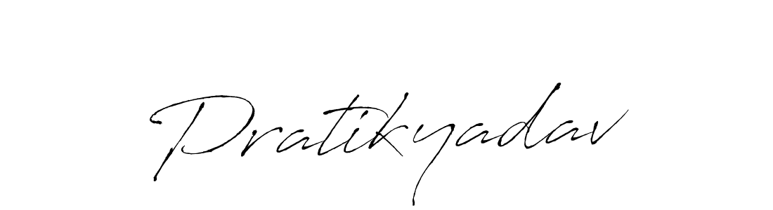 Make a beautiful signature design for name Pratikyadav. With this signature (Antro_Vectra) style, you can create a handwritten signature for free. Pratikyadav signature style 6 images and pictures png