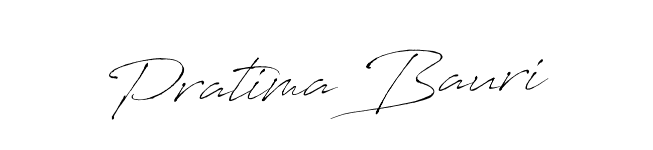 Pratima Bauri stylish signature style. Best Handwritten Sign (Antro_Vectra) for my name. Handwritten Signature Collection Ideas for my name Pratima Bauri. Pratima Bauri signature style 6 images and pictures png