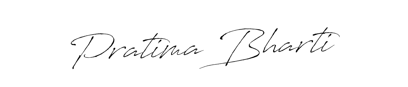 You should practise on your own different ways (Antro_Vectra) to write your name (Pratima Bharti) in signature. don't let someone else do it for you. Pratima Bharti signature style 6 images and pictures png