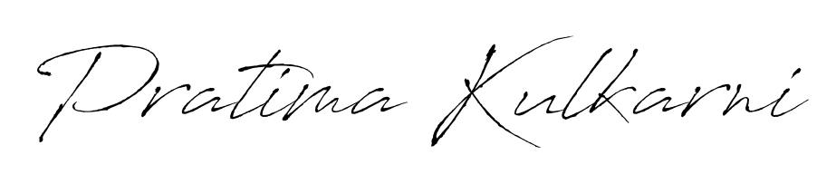 Upgrade your professional image with Pratima Kulkarni signature created with Antro_Vectra font. Fast, free, and watermark-free download. Pratima Kulkarni signature style 6 images and pictures png