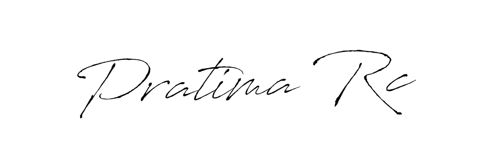 Create a beautiful signature design for name Pratima Rc. With this signature (Antro_Vectra) fonts, you can make a handwritten signature for free. Pratima Rc signature style 6 images and pictures png