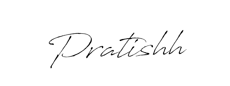 How to make Pratishh signature? Antro_Vectra is a professional autograph style. Create handwritten signature for Pratishh name. Pratishh signature style 6 images and pictures png