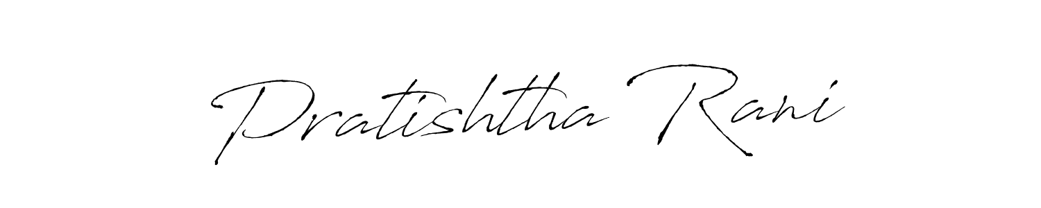 Similarly Antro_Vectra is the best handwritten signature design. Signature creator online .You can use it as an online autograph creator for name Pratishtha Rani. Pratishtha Rani signature style 6 images and pictures png