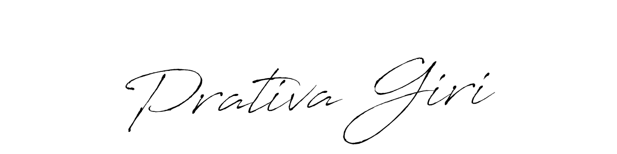 Create a beautiful signature design for name Prativa Giri. With this signature (Antro_Vectra) fonts, you can make a handwritten signature for free. Prativa Giri signature style 6 images and pictures png