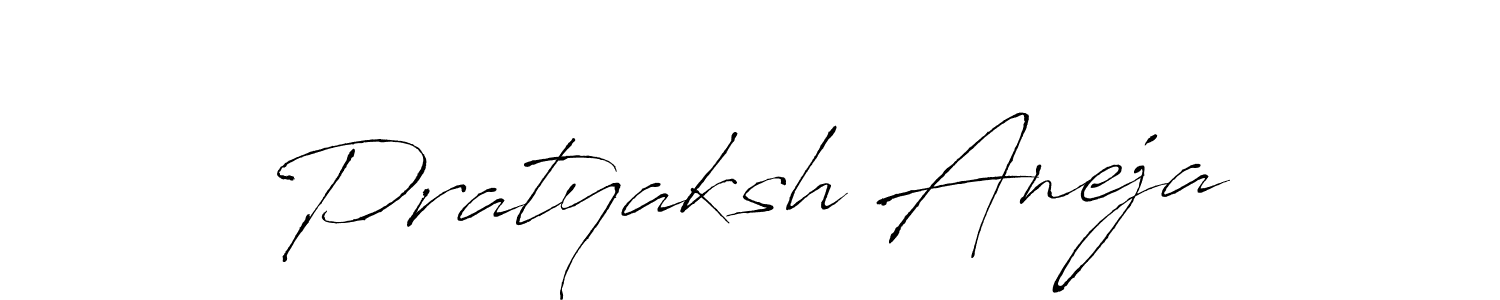 How to make Pratyaksh Aneja signature? Antro_Vectra is a professional autograph style. Create handwritten signature for Pratyaksh Aneja name. Pratyaksh Aneja signature style 6 images and pictures png