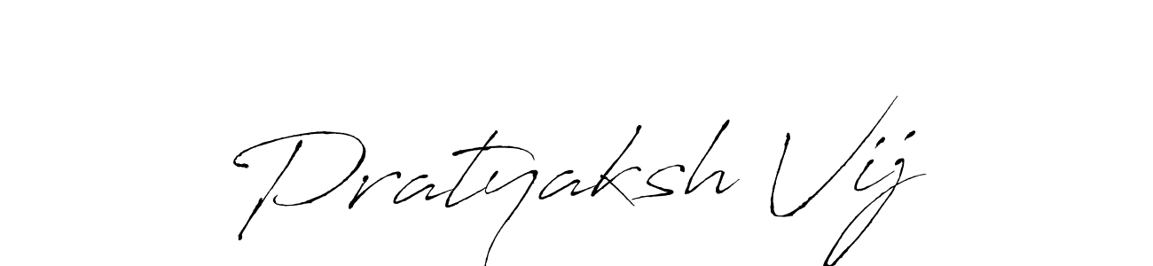 Design your own signature with our free online signature maker. With this signature software, you can create a handwritten (Antro_Vectra) signature for name Pratyaksh Vij. Pratyaksh Vij signature style 6 images and pictures png