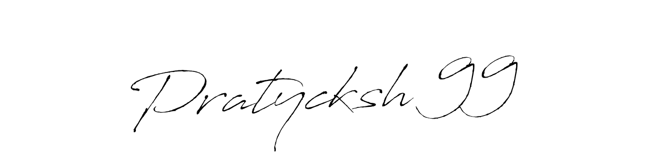 Make a beautiful signature design for name Pratycksh 99 . With this signature (Antro_Vectra) style, you can create a handwritten signature for free. Pratycksh 99  signature style 6 images and pictures png