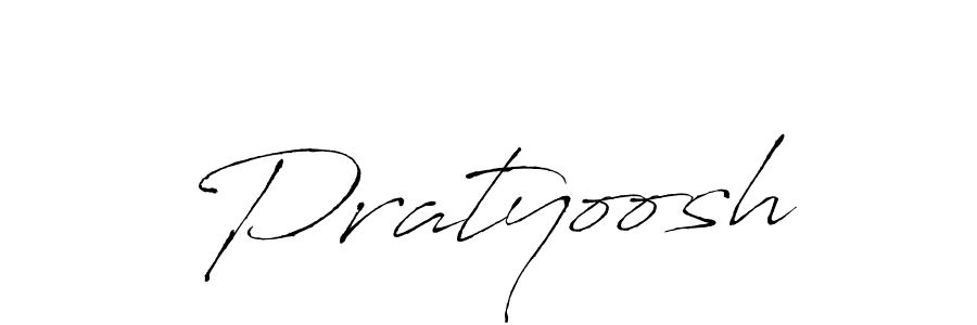 How to make Pratyoosh signature? Antro_Vectra is a professional autograph style. Create handwritten signature for Pratyoosh name. Pratyoosh signature style 6 images and pictures png