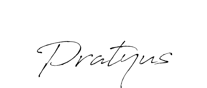 Create a beautiful signature design for name Pratyus. With this signature (Antro_Vectra) fonts, you can make a handwritten signature for free. Pratyus signature style 6 images and pictures png