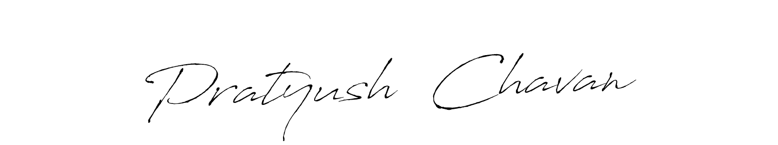 Create a beautiful signature design for name Pratyush  Chavan. With this signature (Antro_Vectra) fonts, you can make a handwritten signature for free. Pratyush  Chavan signature style 6 images and pictures png