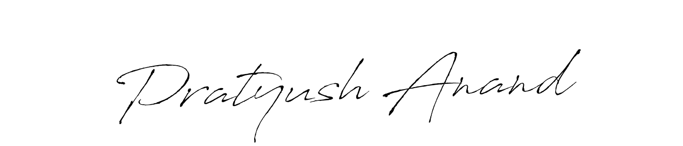 Create a beautiful signature design for name Pratyush Anand. With this signature (Antro_Vectra) fonts, you can make a handwritten signature for free. Pratyush Anand signature style 6 images and pictures png