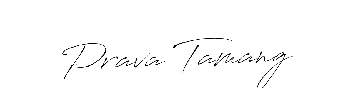 Design your own signature with our free online signature maker. With this signature software, you can create a handwritten (Antro_Vectra) signature for name Prava Tamang. Prava Tamang signature style 6 images and pictures png