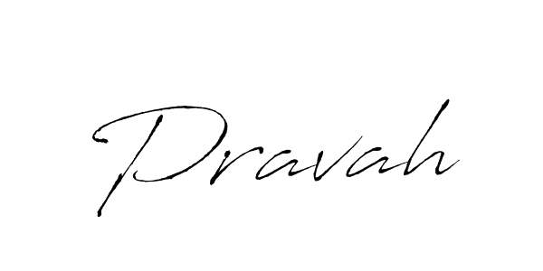 Make a beautiful signature design for name Pravah. With this signature (Antro_Vectra) style, you can create a handwritten signature for free. Pravah signature style 6 images and pictures png