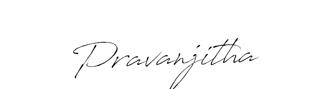 How to make Pravanjitha signature? Antro_Vectra is a professional autograph style. Create handwritten signature for Pravanjitha name. Pravanjitha signature style 6 images and pictures png