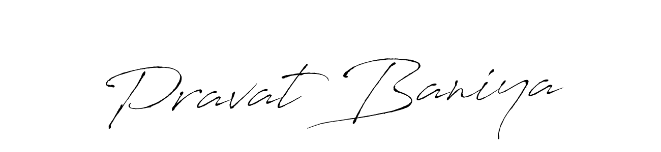 Also You can easily find your signature by using the search form. We will create Pravat Baniya name handwritten signature images for you free of cost using Antro_Vectra sign style. Pravat Baniya signature style 6 images and pictures png