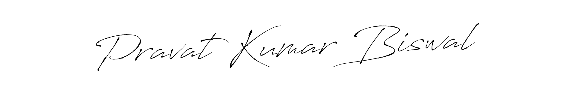 Create a beautiful signature design for name Pravat Kumar Biswal. With this signature (Antro_Vectra) fonts, you can make a handwritten signature for free. Pravat Kumar Biswal signature style 6 images and pictures png