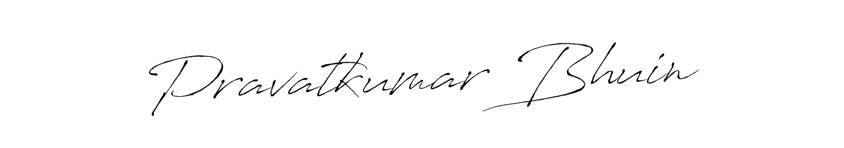 Make a beautiful signature design for name Pravatkumar Bhuin. With this signature (Antro_Vectra) style, you can create a handwritten signature for free. Pravatkumar Bhuin signature style 6 images and pictures png