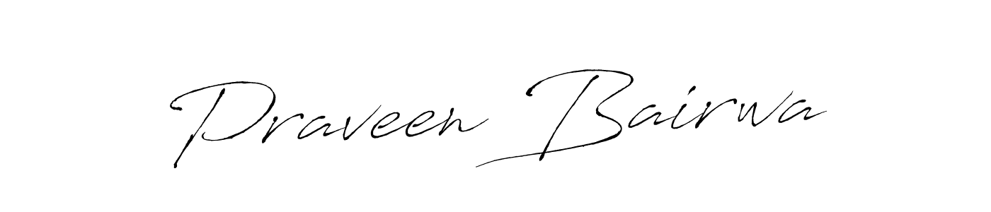 Antro_Vectra is a professional signature style that is perfect for those who want to add a touch of class to their signature. It is also a great choice for those who want to make their signature more unique. Get Praveen Bairwa name to fancy signature for free. Praveen Bairwa signature style 6 images and pictures png