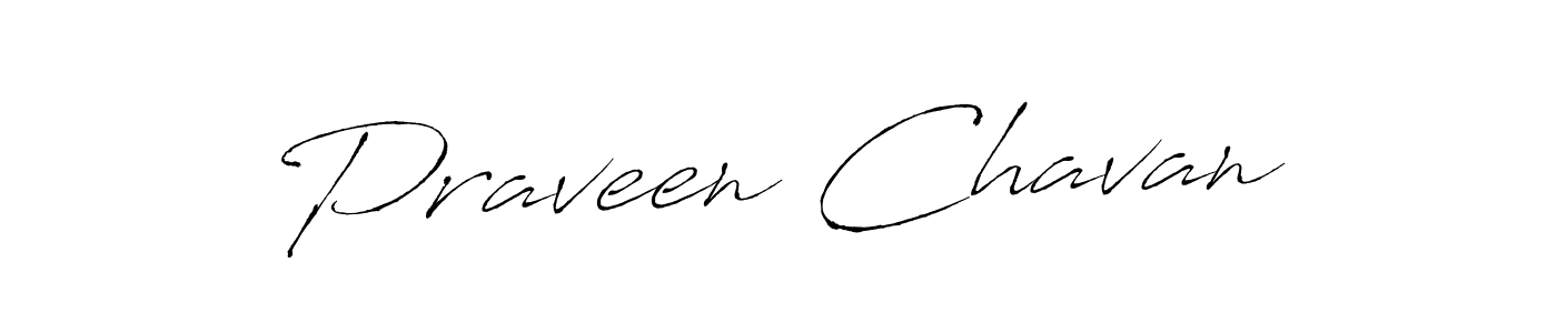 Praveen Chavan stylish signature style. Best Handwritten Sign (Antro_Vectra) for my name. Handwritten Signature Collection Ideas for my name Praveen Chavan. Praveen Chavan signature style 6 images and pictures png