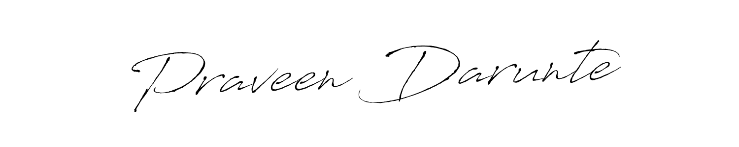 Make a short Praveen Darunte signature style. Manage your documents anywhere anytime using Antro_Vectra. Create and add eSignatures, submit forms, share and send files easily. Praveen Darunte signature style 6 images and pictures png