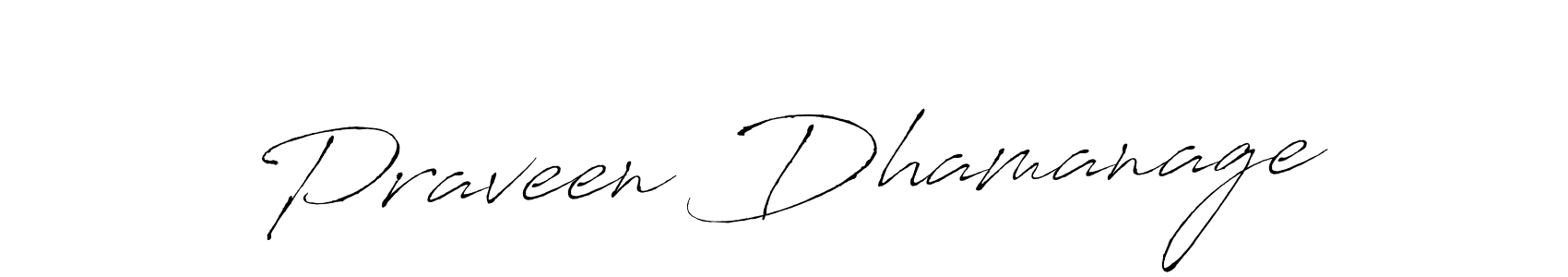 Antro_Vectra is a professional signature style that is perfect for those who want to add a touch of class to their signature. It is also a great choice for those who want to make their signature more unique. Get Praveen Dhamanage name to fancy signature for free. Praveen Dhamanage signature style 6 images and pictures png