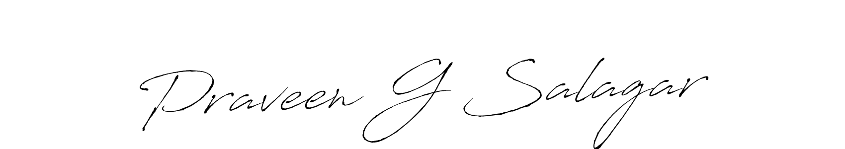 It looks lik you need a new signature style for name Praveen G Salagar. Design unique handwritten (Antro_Vectra) signature with our free signature maker in just a few clicks. Praveen G Salagar signature style 6 images and pictures png