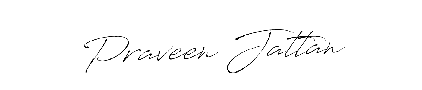 Use a signature maker to create a handwritten signature online. With this signature software, you can design (Antro_Vectra) your own signature for name Praveen Jattan. Praveen Jattan signature style 6 images and pictures png