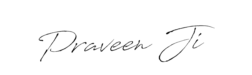 Create a beautiful signature design for name Praveen Ji. With this signature (Antro_Vectra) fonts, you can make a handwritten signature for free. Praveen Ji signature style 6 images and pictures png