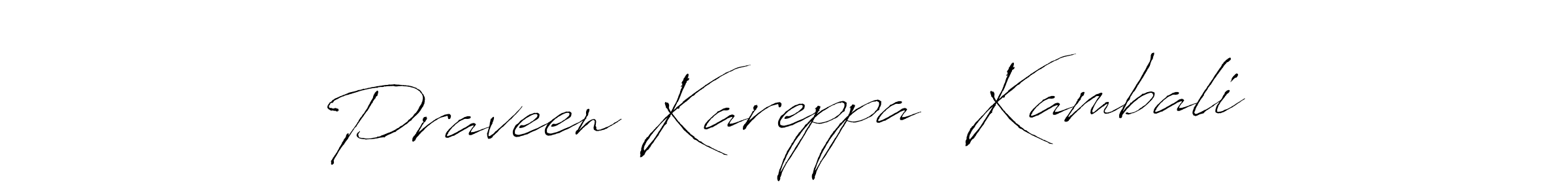 You can use this online signature creator to create a handwritten signature for the name Praveen Kareppa  Kambali. This is the best online autograph maker. Praveen Kareppa  Kambali signature style 6 images and pictures png