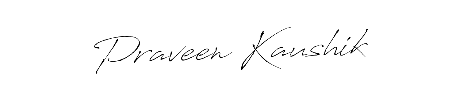 Use a signature maker to create a handwritten signature online. With this signature software, you can design (Antro_Vectra) your own signature for name Praveen Kaushik. Praveen Kaushik signature style 6 images and pictures png