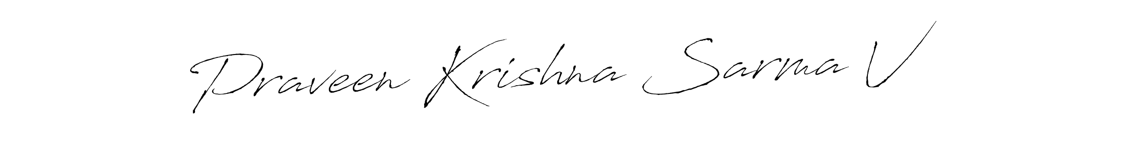 Make a short Praveen Krishna Sarma V signature style. Manage your documents anywhere anytime using Antro_Vectra. Create and add eSignatures, submit forms, share and send files easily. Praveen Krishna Sarma V signature style 6 images and pictures png