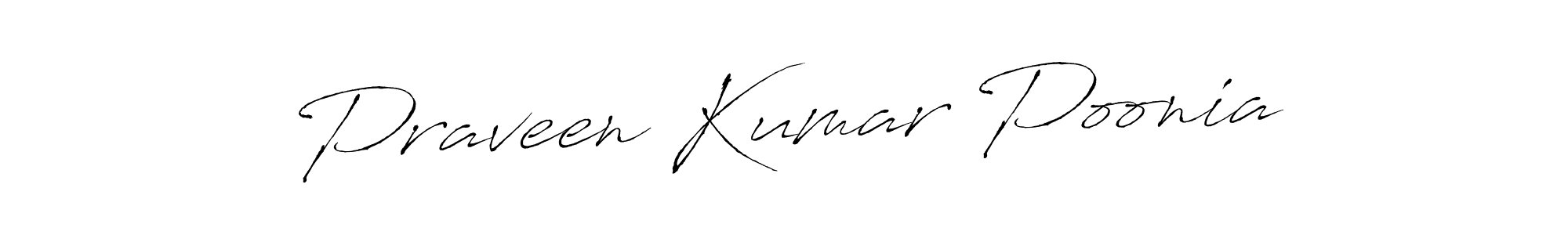 How to make Praveen Kumar Poonia signature? Antro_Vectra is a professional autograph style. Create handwritten signature for Praveen Kumar Poonia name. Praveen Kumar Poonia signature style 6 images and pictures png