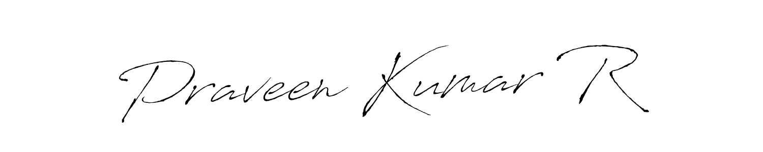 It looks lik you need a new signature style for name Praveen Kumar R. Design unique handwritten (Antro_Vectra) signature with our free signature maker in just a few clicks. Praveen Kumar R signature style 6 images and pictures png