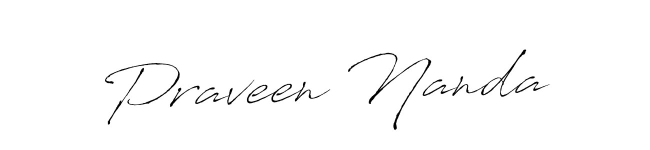 Make a beautiful signature design for name Praveen Nanda. Use this online signature maker to create a handwritten signature for free. Praveen Nanda signature style 6 images and pictures png