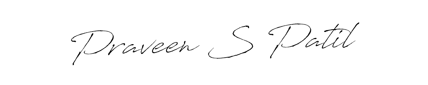 Use a signature maker to create a handwritten signature online. With this signature software, you can design (Antro_Vectra) your own signature for name Praveen S Patil. Praveen S Patil signature style 6 images and pictures png