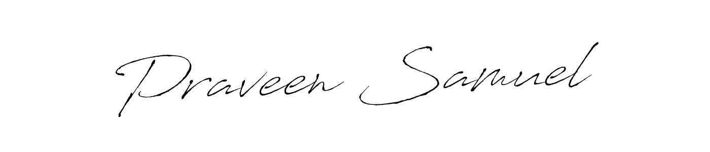 How to make Praveen Samuel signature? Antro_Vectra is a professional autograph style. Create handwritten signature for Praveen Samuel name. Praveen Samuel signature style 6 images and pictures png