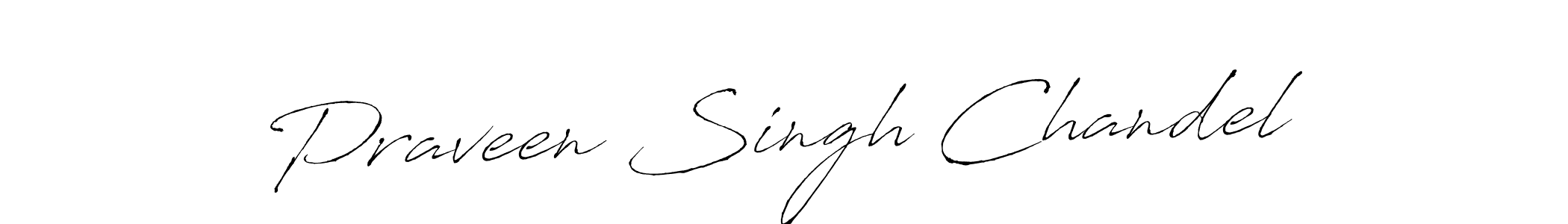 Make a beautiful signature design for name Praveen Singh Chandel. With this signature (Antro_Vectra) style, you can create a handwritten signature for free. Praveen Singh Chandel signature style 6 images and pictures png