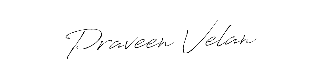 Create a beautiful signature design for name Praveen Velan. With this signature (Antro_Vectra) fonts, you can make a handwritten signature for free. Praveen Velan signature style 6 images and pictures png