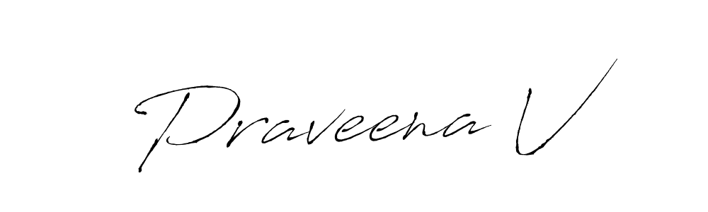 Also we have Praveena V name is the best signature style. Create professional handwritten signature collection using Antro_Vectra autograph style. Praveena V signature style 6 images and pictures png