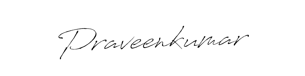 Praveenkumar stylish signature style. Best Handwritten Sign (Antro_Vectra) for my name. Handwritten Signature Collection Ideas for my name Praveenkumar. Praveenkumar signature style 6 images and pictures png