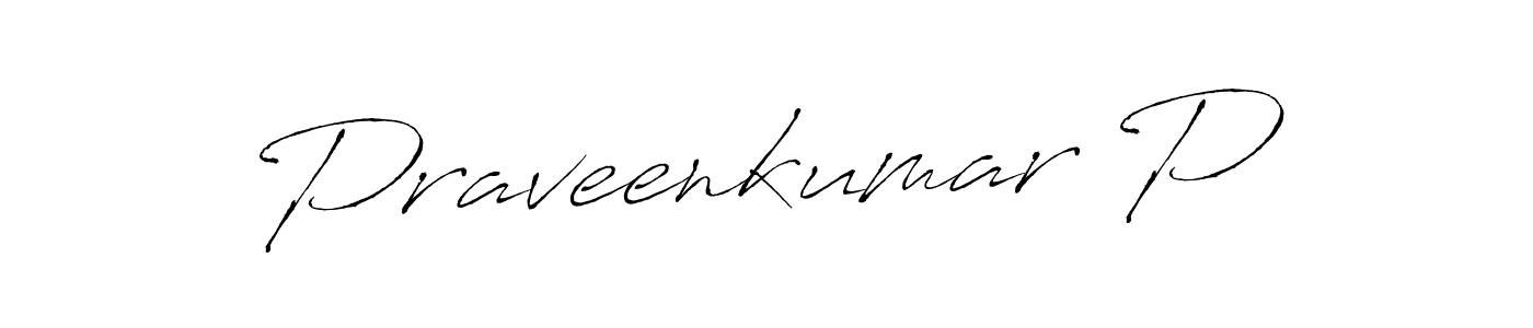 Use a signature maker to create a handwritten signature online. With this signature software, you can design (Antro_Vectra) your own signature for name Praveenkumar P. Praveenkumar P signature style 6 images and pictures png