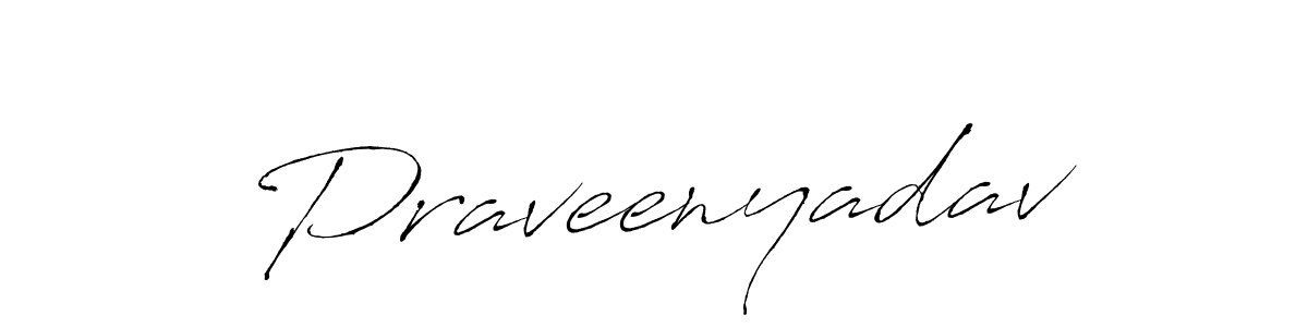 Praveenyadav stylish signature style. Best Handwritten Sign (Antro_Vectra) for my name. Handwritten Signature Collection Ideas for my name Praveenyadav. Praveenyadav signature style 6 images and pictures png