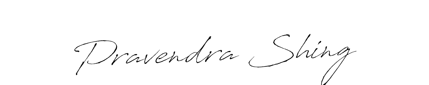 Make a beautiful signature design for name Pravendra Shing. With this signature (Antro_Vectra) style, you can create a handwritten signature for free. Pravendra Shing signature style 6 images and pictures png