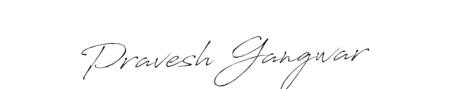 The best way (Antro_Vectra) to make a short signature is to pick only two or three words in your name. The name Pravesh Gangwar include a total of six letters. For converting this name. Pravesh Gangwar signature style 6 images and pictures png