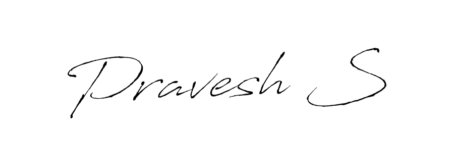 Make a beautiful signature design for name Pravesh S. Use this online signature maker to create a handwritten signature for free. Pravesh S signature style 6 images and pictures png
