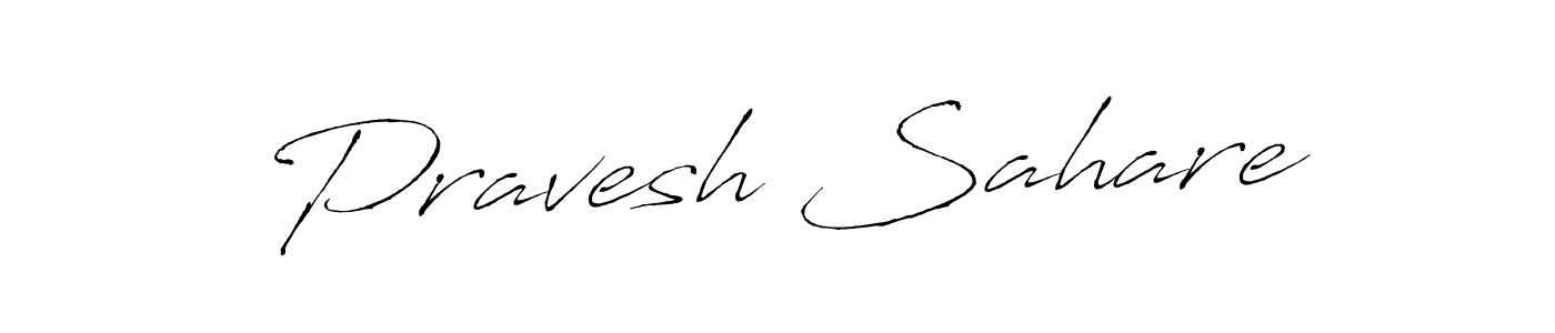 How to make Pravesh Sahare signature? Antro_Vectra is a professional autograph style. Create handwritten signature for Pravesh Sahare name. Pravesh Sahare signature style 6 images and pictures png