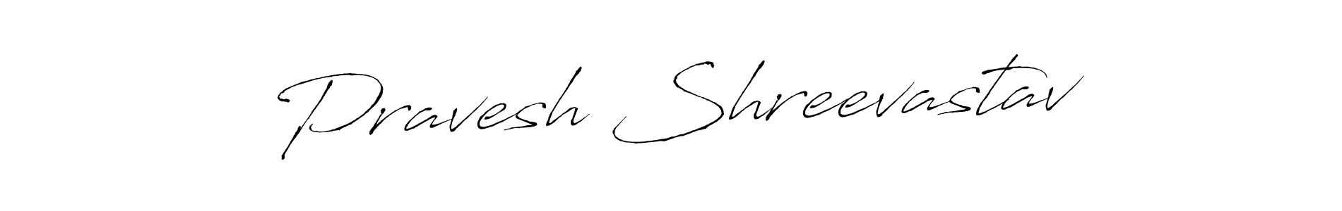 Also we have Pravesh Shreevastav name is the best signature style. Create professional handwritten signature collection using Antro_Vectra autograph style. Pravesh Shreevastav signature style 6 images and pictures png